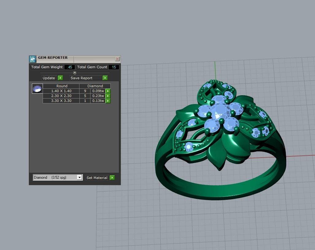 flower jewelry 3D print model_18