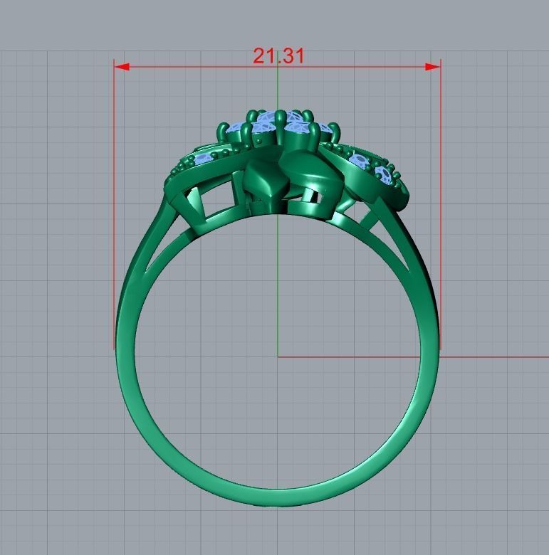 flower jewelry 3D print model_23