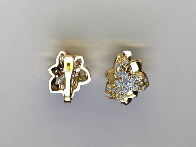 flower jewelry 3D print model_6