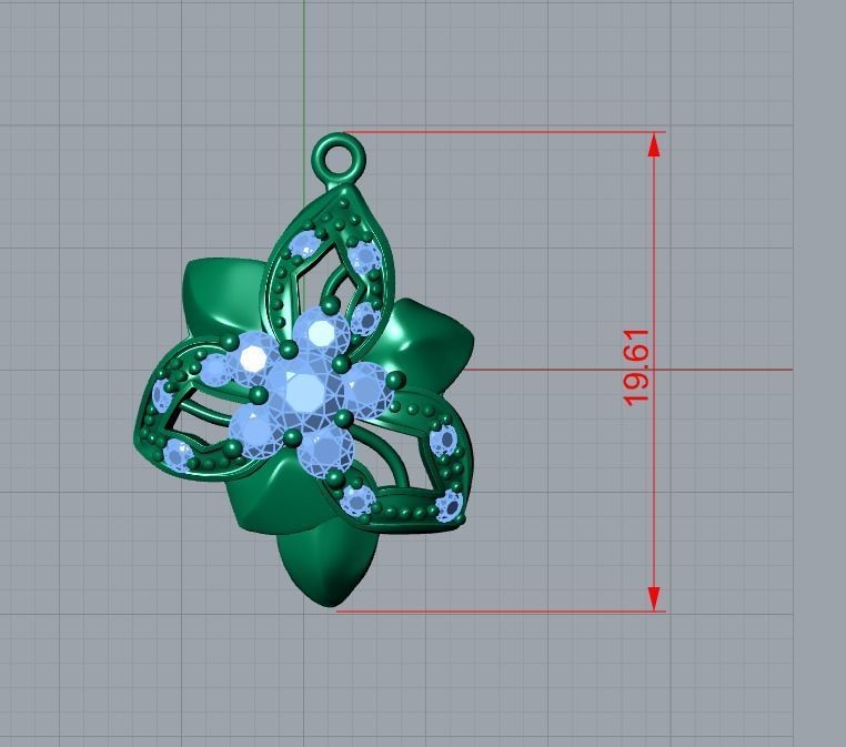 flower jewelry 3D print model_24