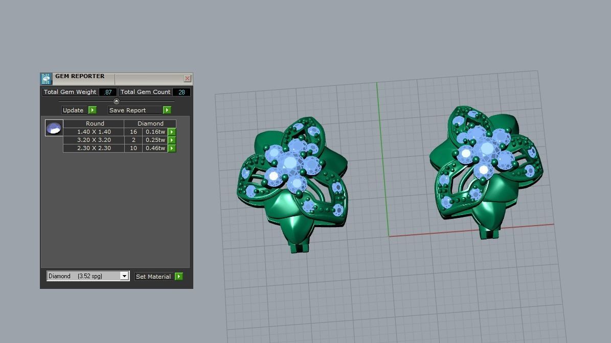 flower jewelry 3D print model_14