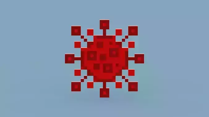 Pixel Corona Virus