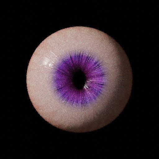 Realistic Procedural Eye 3D model_4