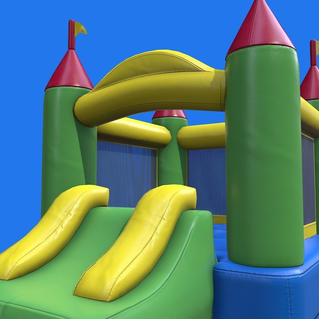 3D model Realistic inflatable castle VR / AR / low-poly | CGTrader