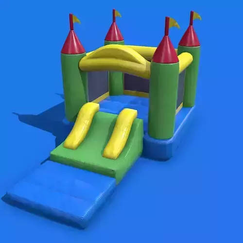 Realistic inflatable castle