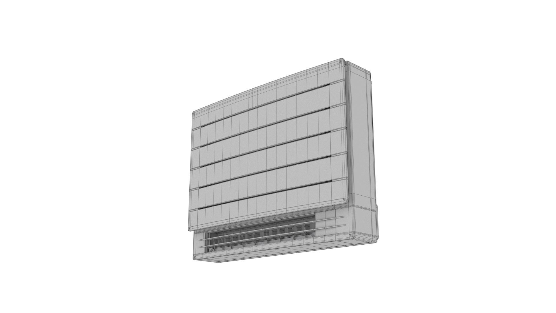 Floor standing air conditioner 3D model_9