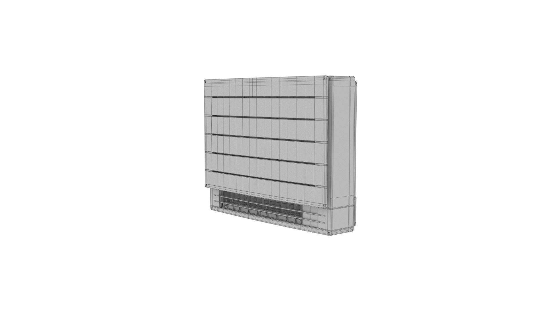 Floor standing air conditioner 3D model_8