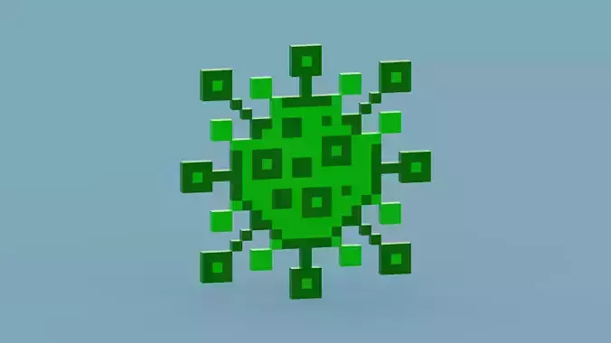 Pixel Corona Virus