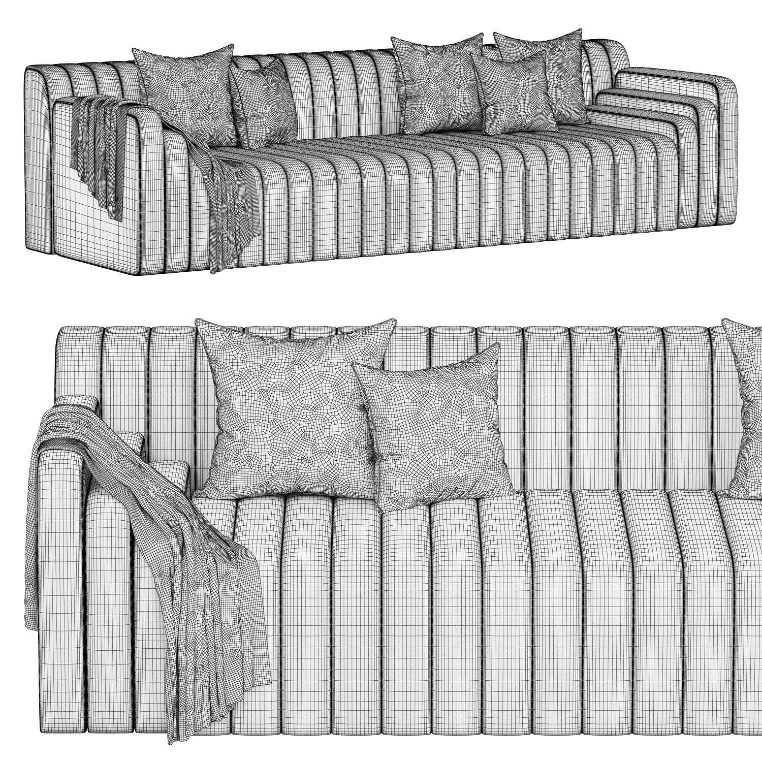 Empire Sofa 3D model_2