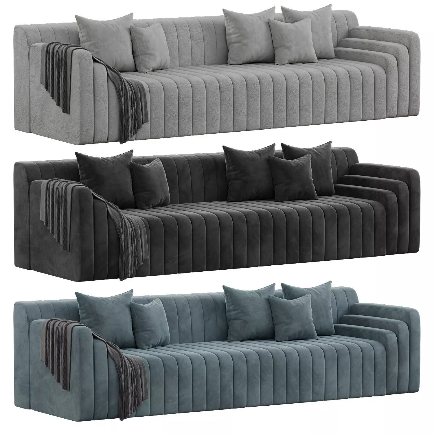 Empire Sofa 3D model_0