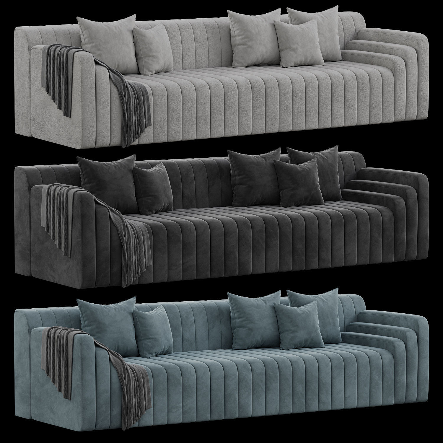 Empire Sofa 3D model_1