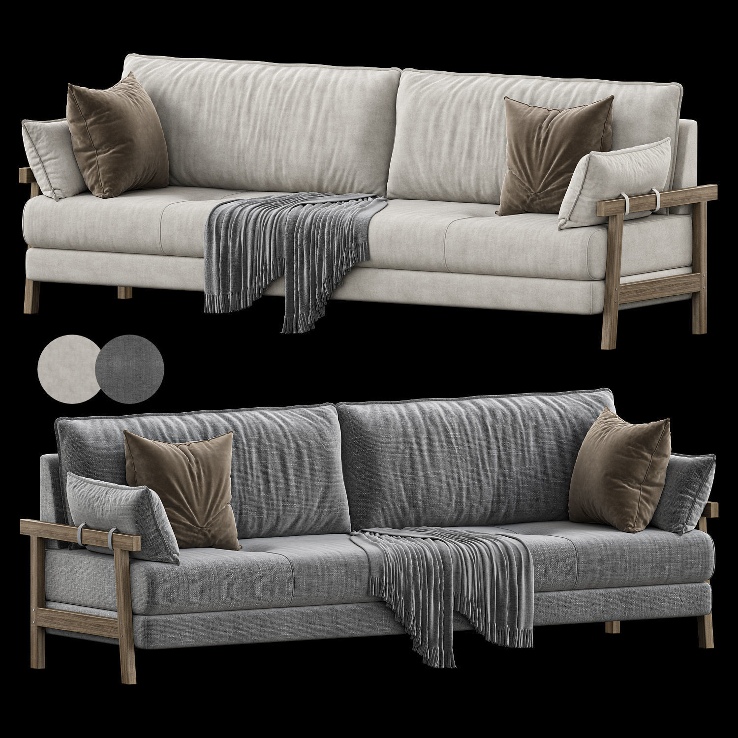 Etro Koltuk Takimi Sofa 3D model_1