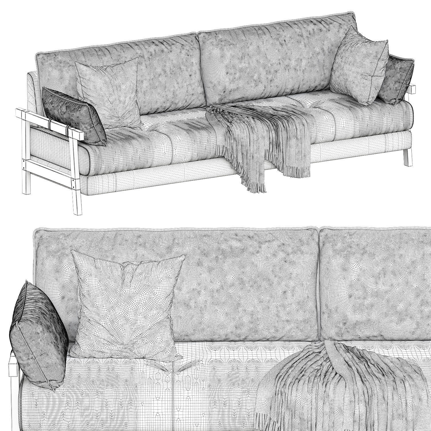 Etro Koltuk Takimi Sofa 3D model_2