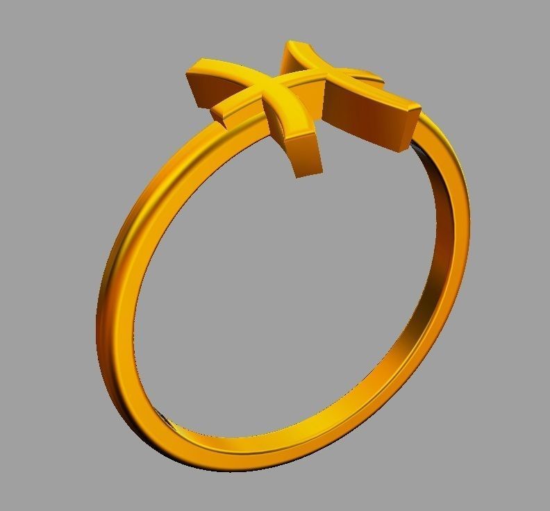 Zodiac Ring - Pisces 3D print model_8