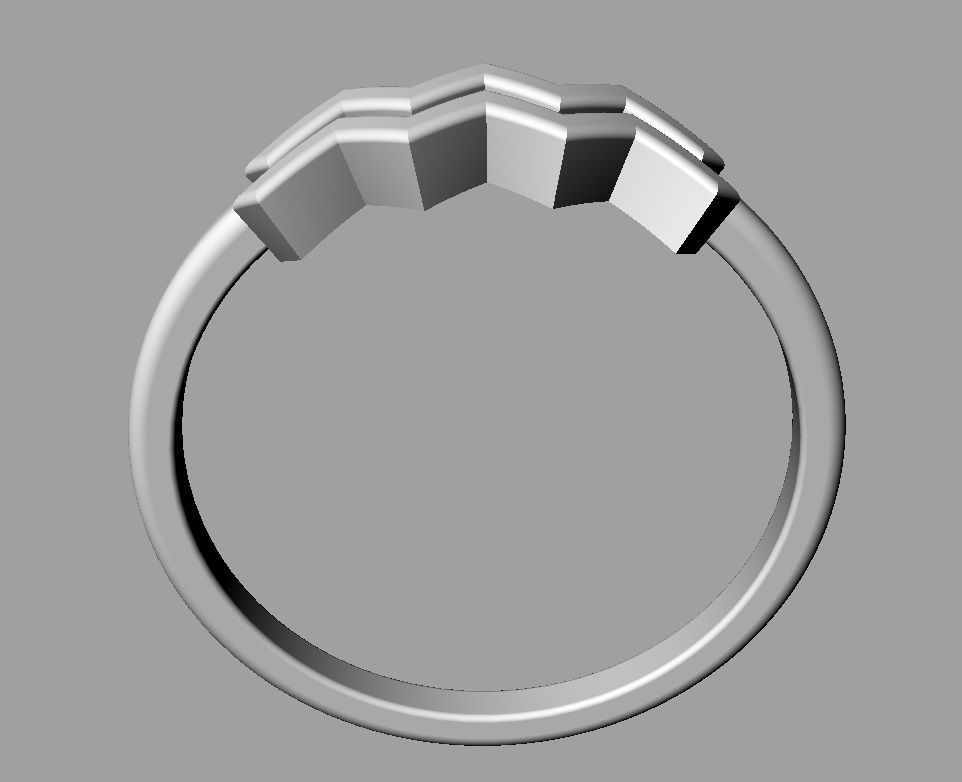 Zodiac Ring - Aquarius 3D print model_12