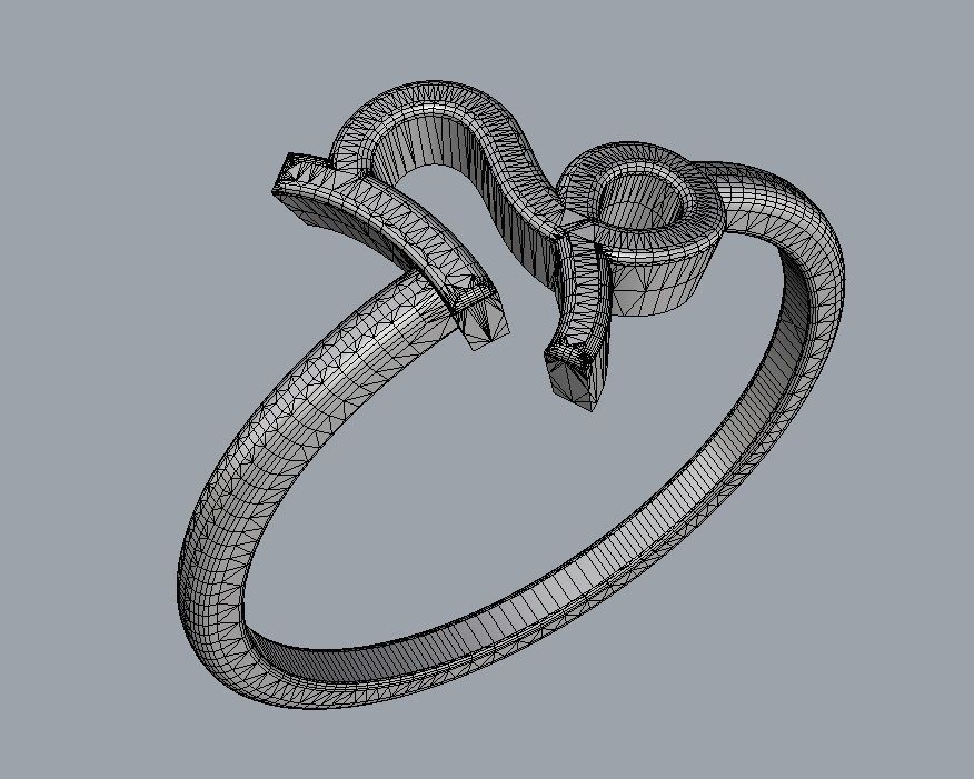 Zodiac Ring - Capricorn 3D print model_10