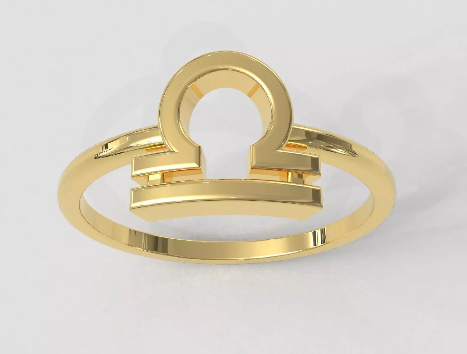 Zodiac Ring - Libra 3D print model_0