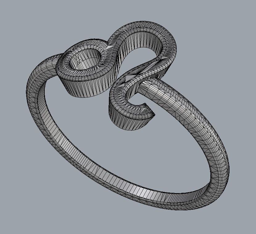 Zodiac Ring - Leo 3D print model_10