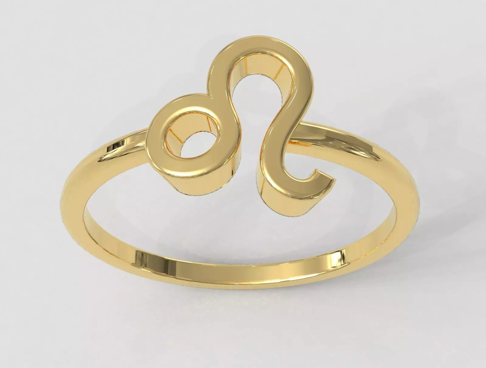 Zodiac Ring - Leo 3D print model_0