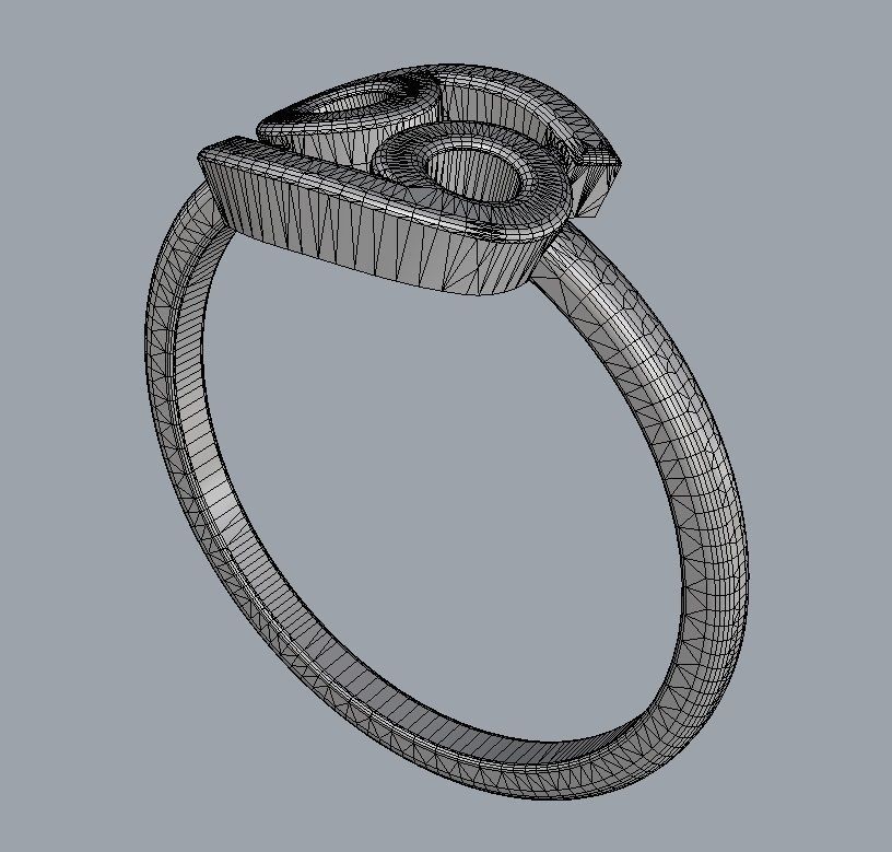 Zodiac Ring - Cancer 3D print model_10