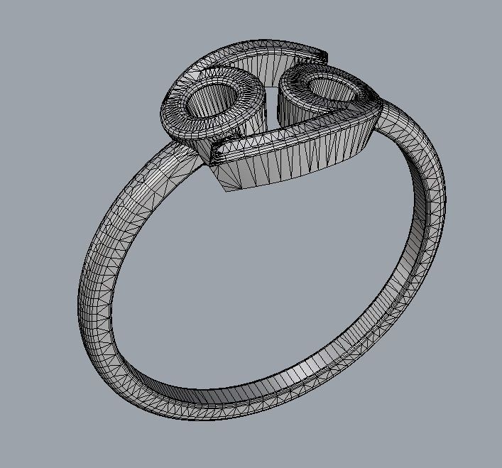 Zodiac Ring - Cancer 3D print model_8