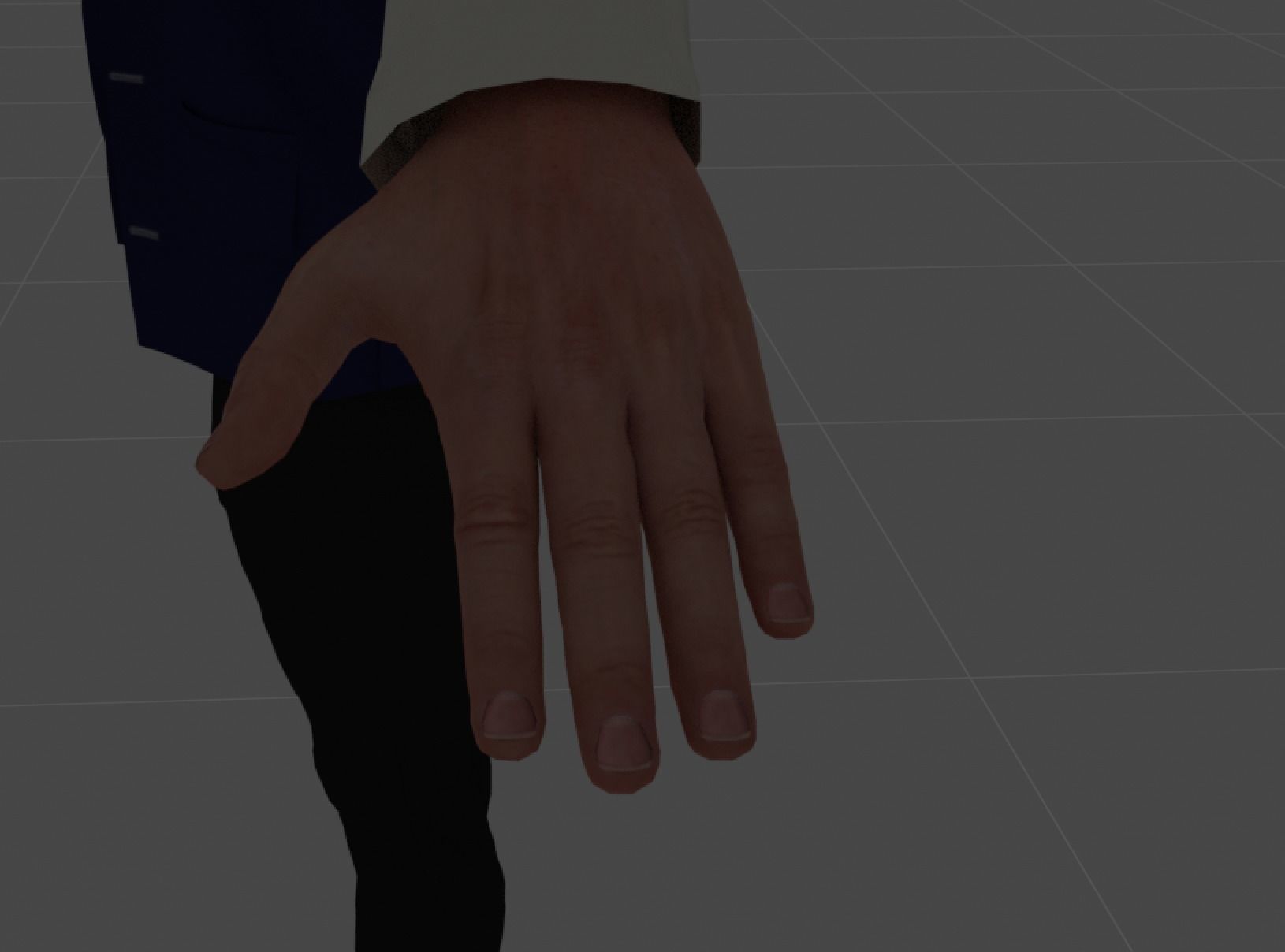 Elon Musk Rigged  Low-poly 3D model_17