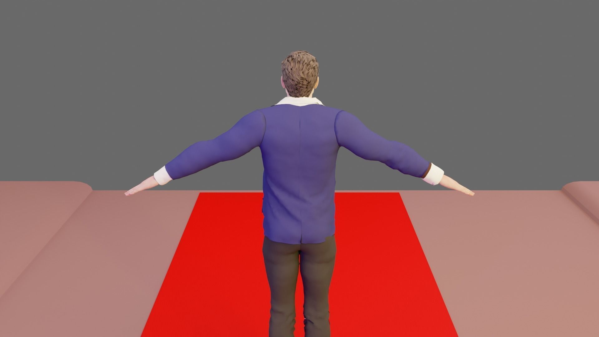 Elon Musk Rigged  Low-poly 3D model_12