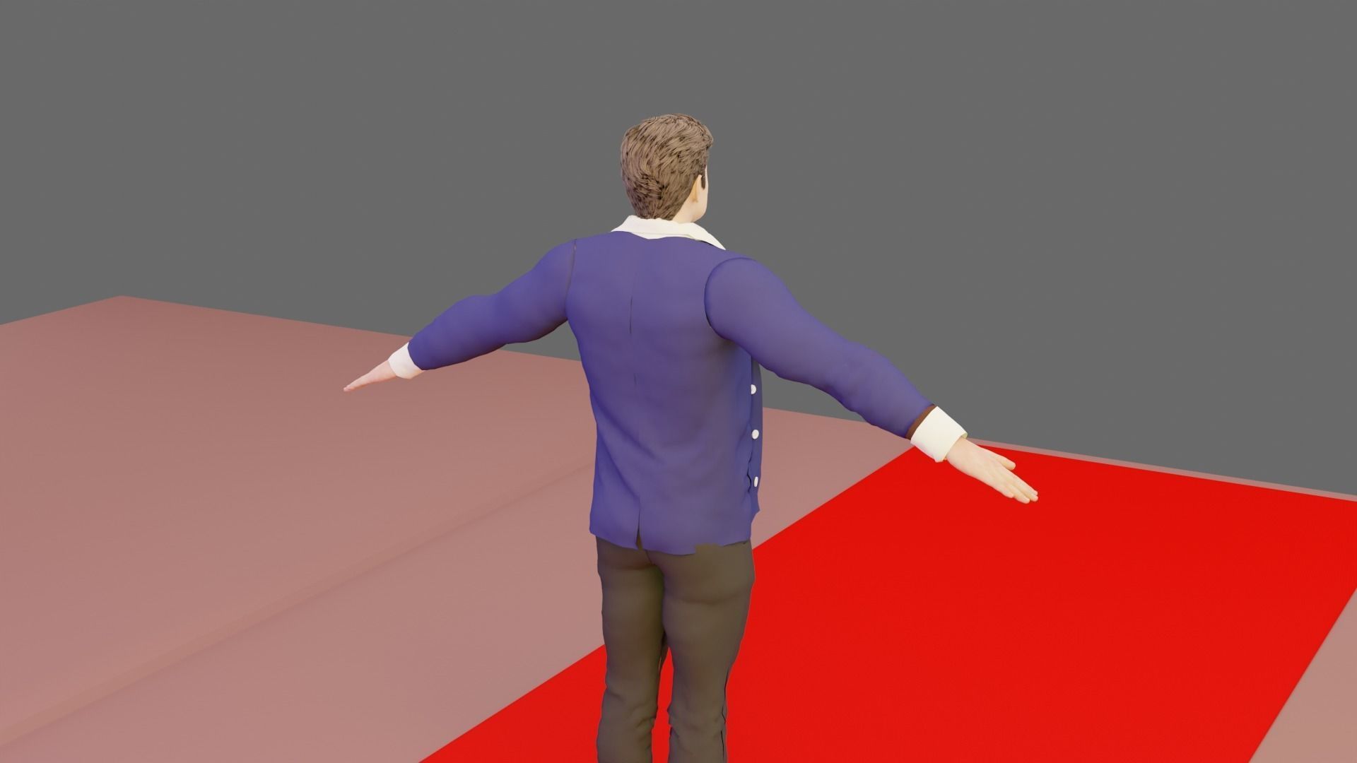 Elon Musk Rigged  Low-poly 3D model_11