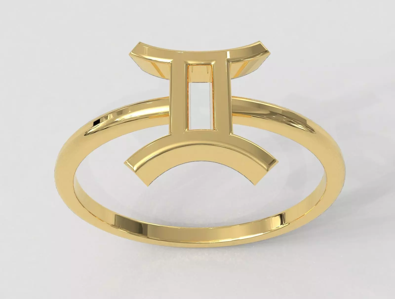 Zodiac Ring - Gemini 3D print model_0