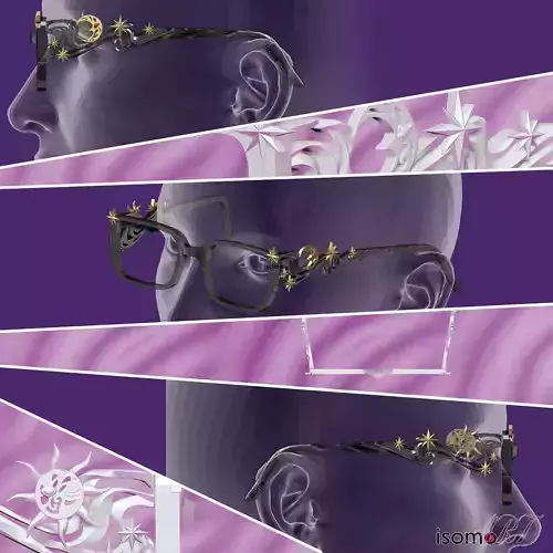 Bayonetta 3 Eyeglass Frames - 3DModel for Cosplay 3D print model
