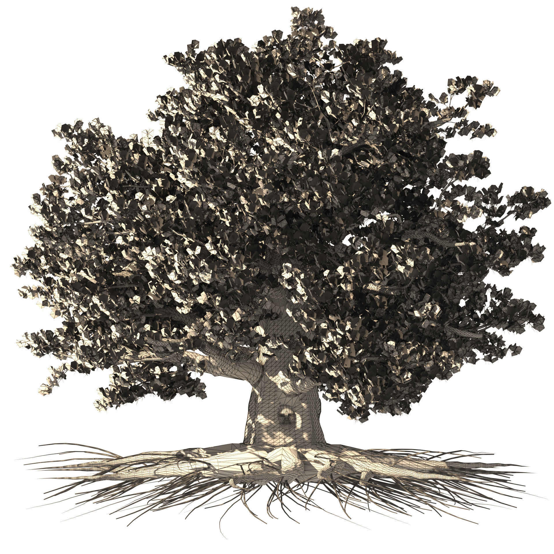 House of Dragons Winterfell Tree 3D model_6