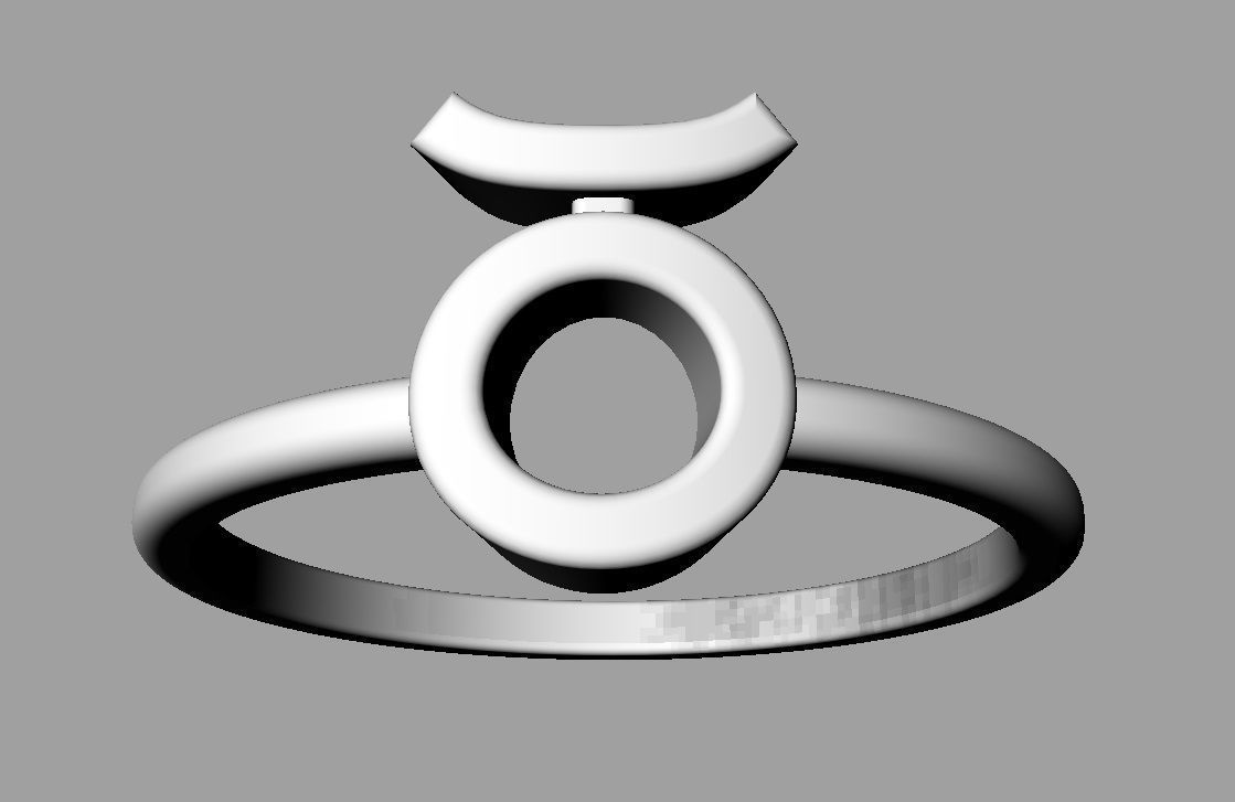 Zodiac Ring - Taurus 3D print model_13