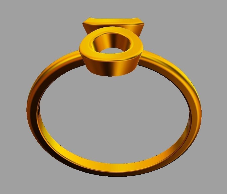 Zodiac Ring - Taurus 3D print model_8
