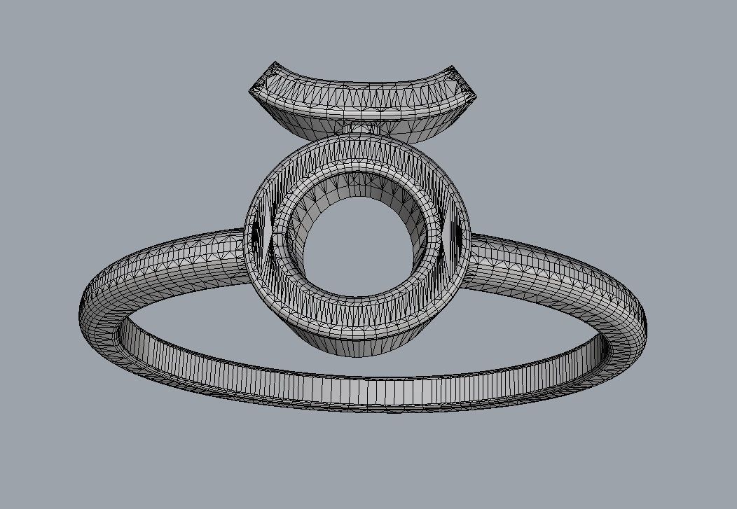 Zodiac Ring - Taurus 3D print model_10