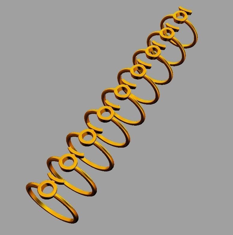 Zodiac Ring - Taurus 3D print model_5