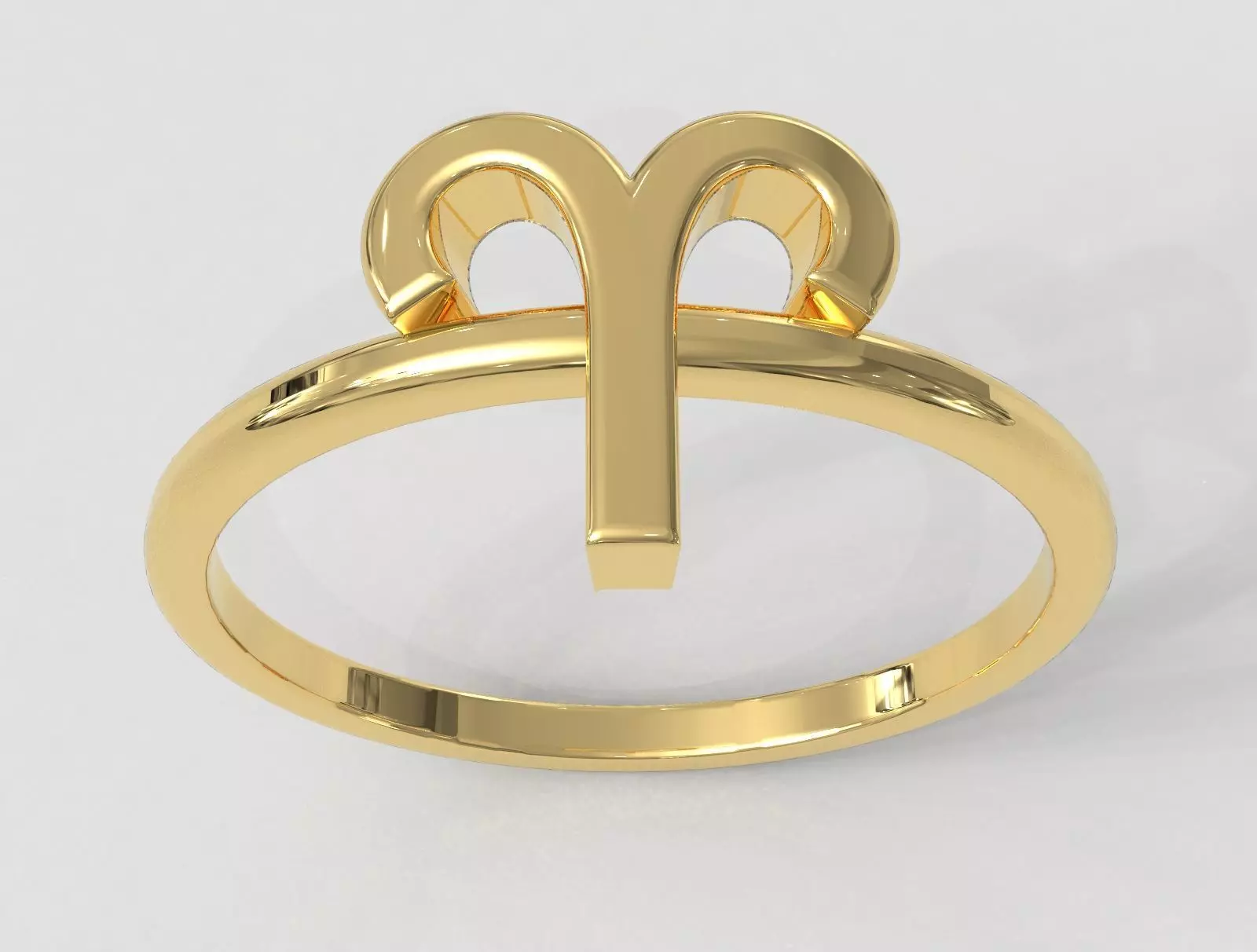 Zodiac Ring - Aries 3D print model_0