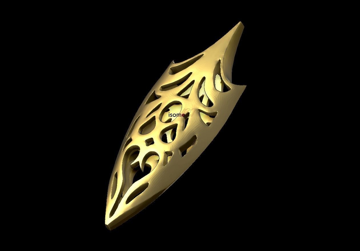 Bayonetta 3 Default Earrings - Cosplay Digital 3DModel 3D print model_2