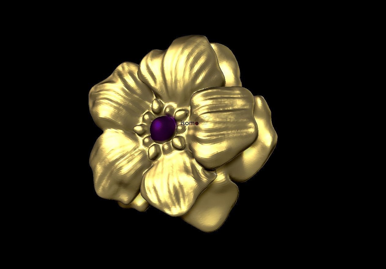 Bayonetta 3 Default Earrings - Cosplay Digital 3DModel 3D print model_3