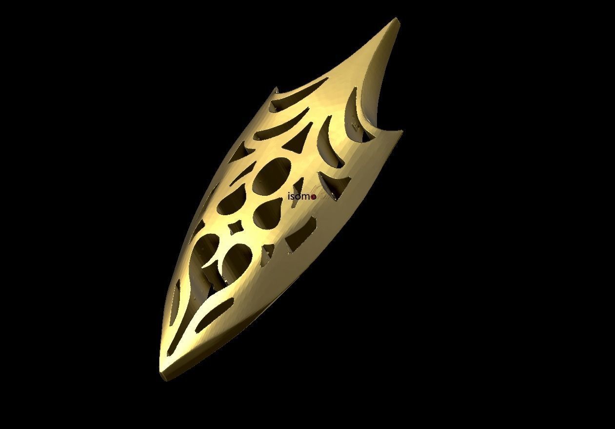 Bayonetta 3 Default Earrings - Cosplay Digital 3DModel 3D print model_10