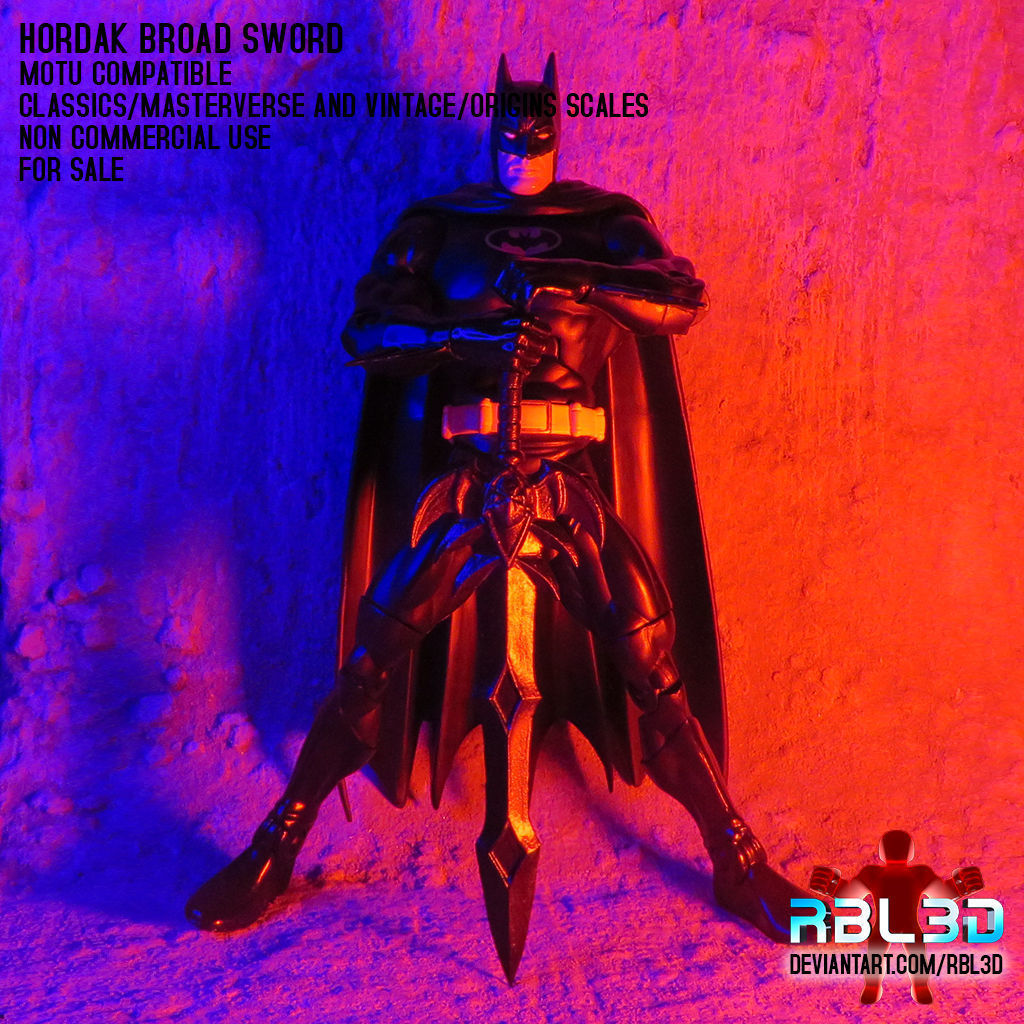 Hordak Weapons 4-pack -Arm Cannon Sabre Broadwsord and Shield- 3D print model_6