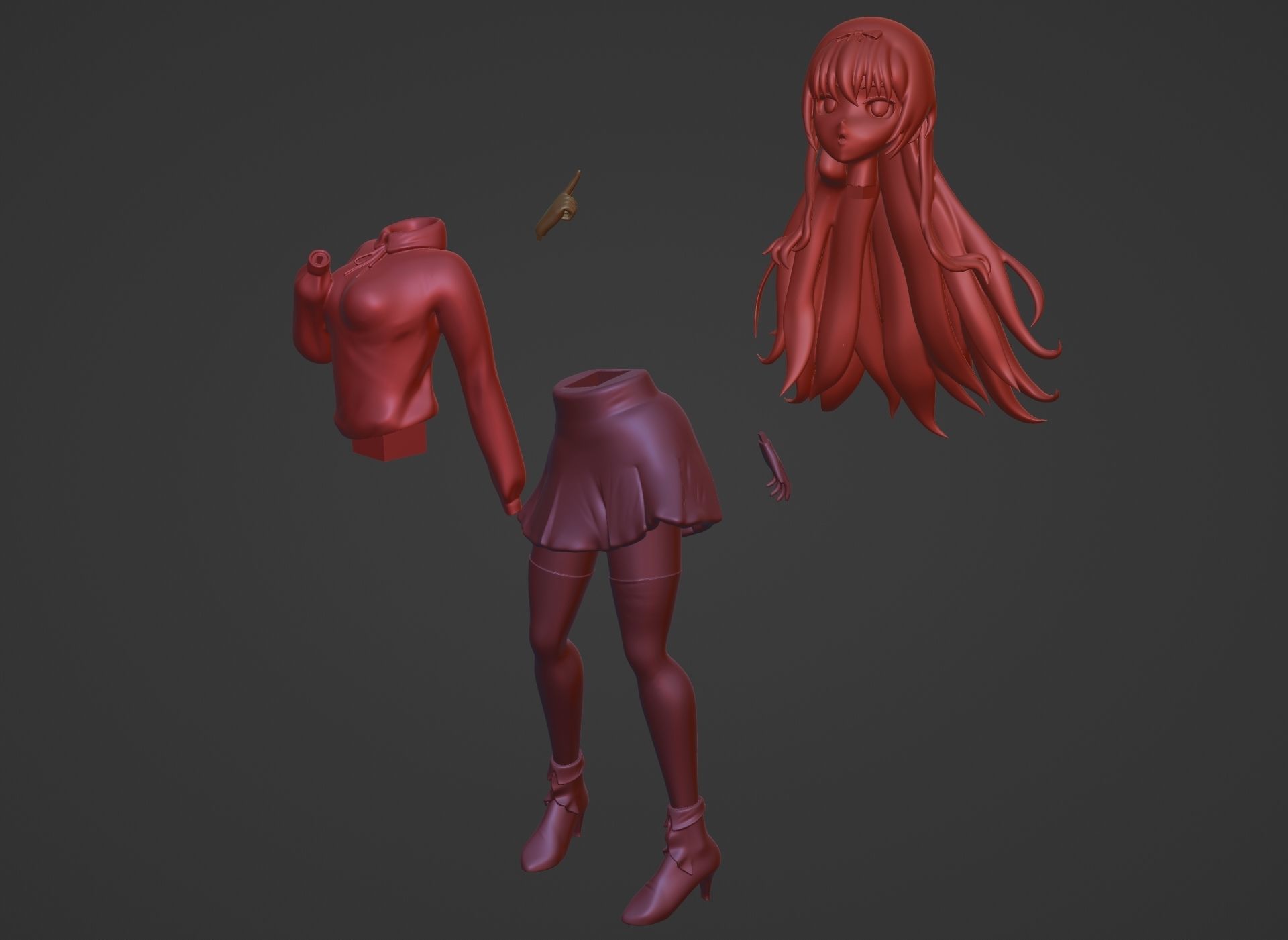 Yue - Arifureta 3D print model_5