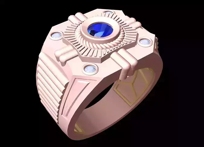 Pattern Ring - Mens Rings - N6489