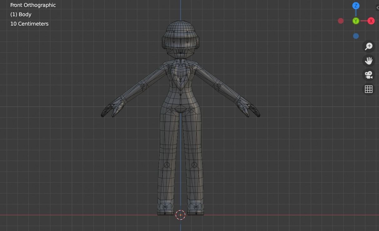 Daft Punk Low-poly 3D model_2