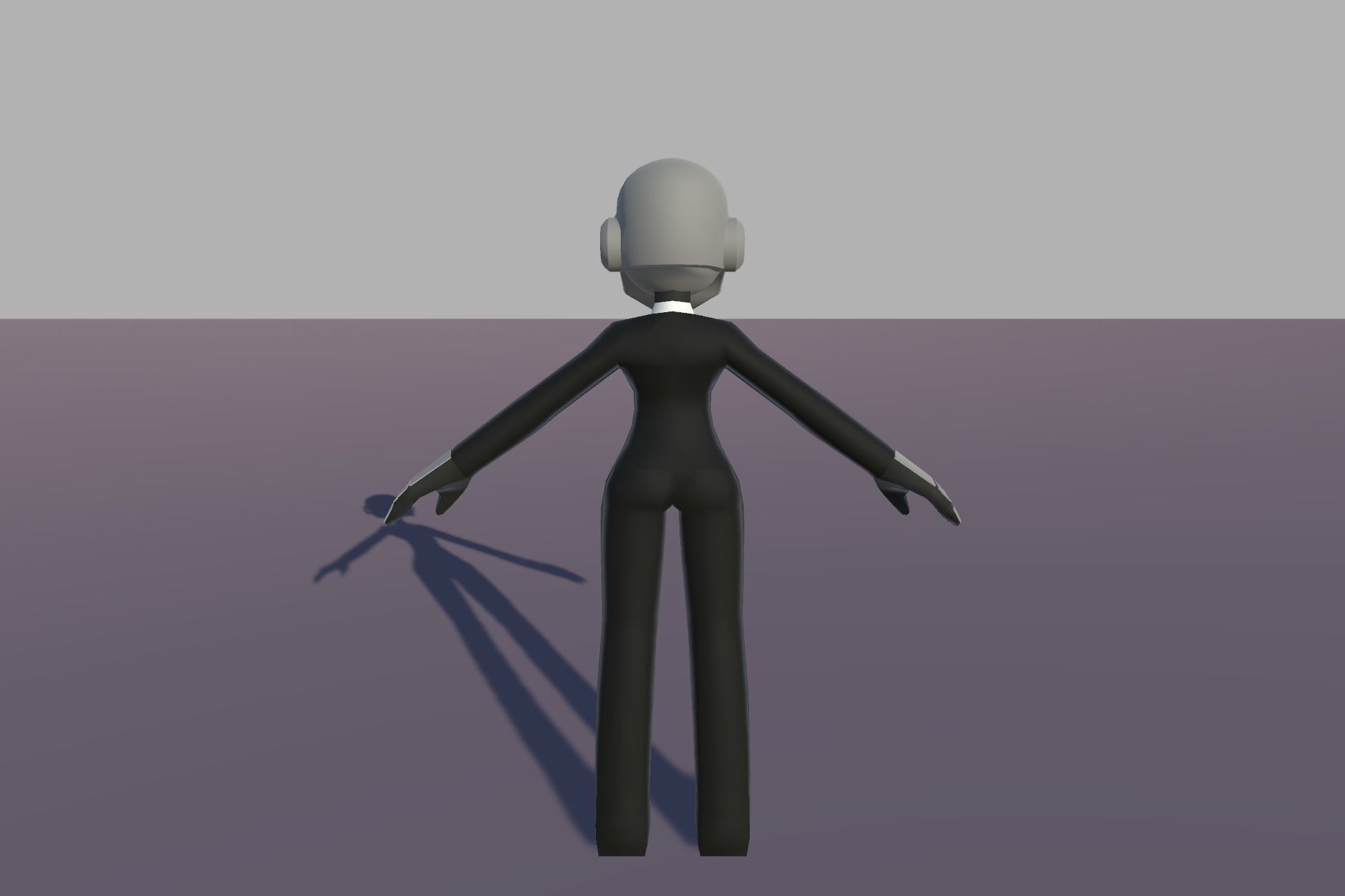 Daft Punk Low-poly 3D model_6