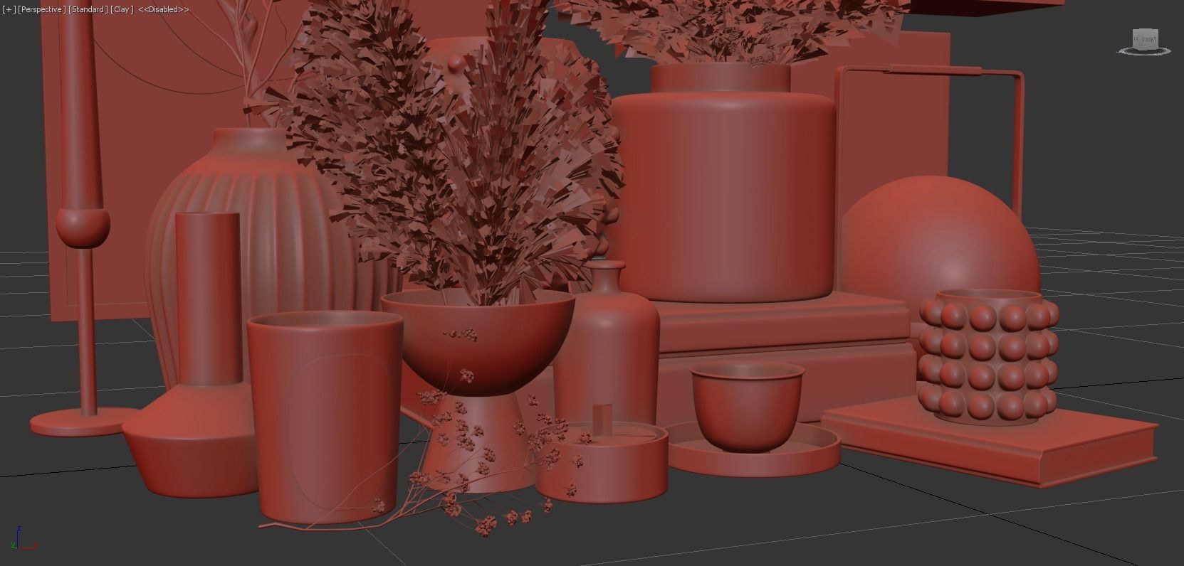 Decorative Set 099 3D model_12