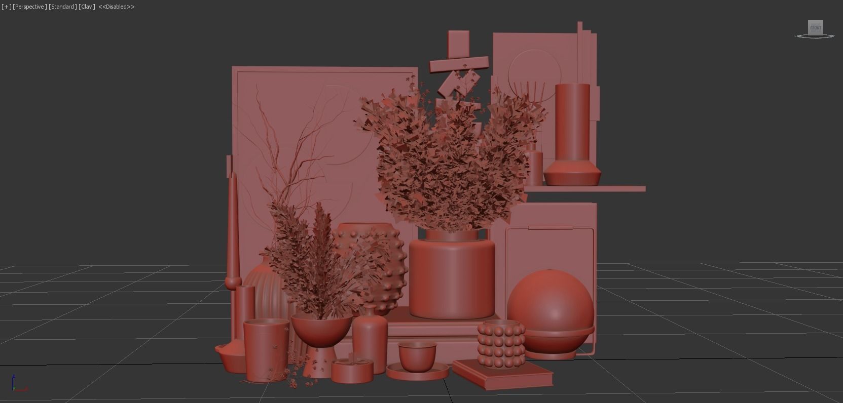 Decorative Set 099 3D model_11
