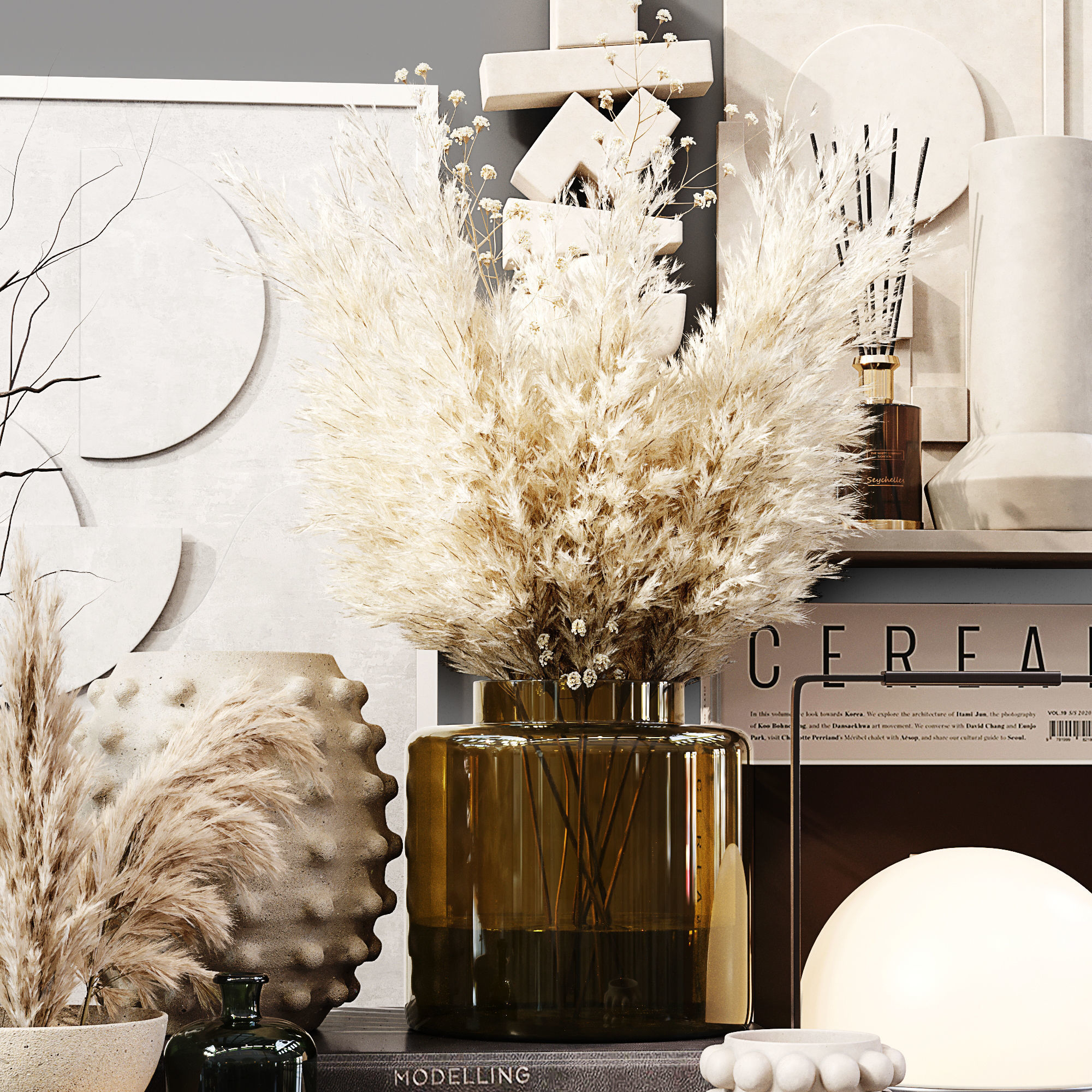 Decorative Set 099 3D model_4