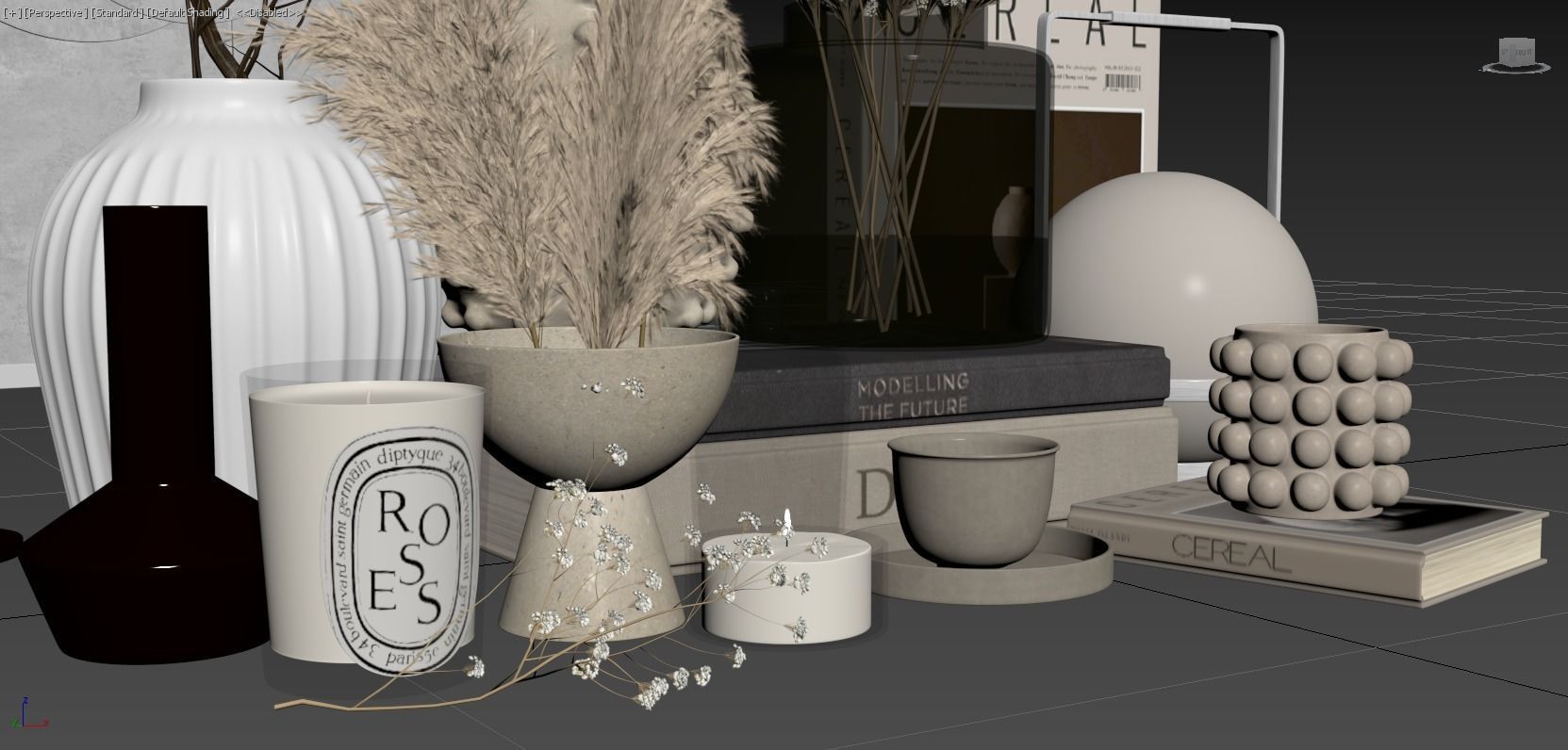 Decorative Set 099 3D model_10