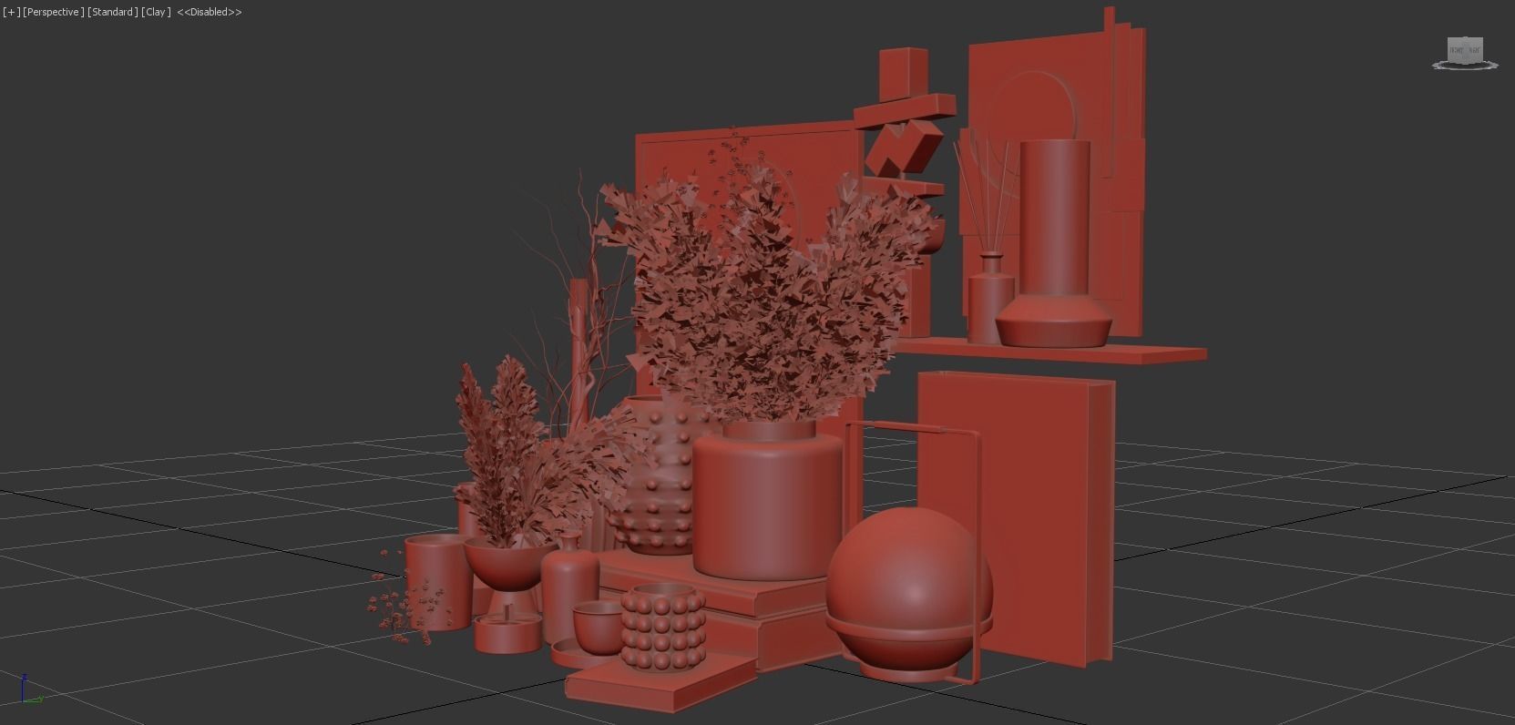 Decorative Set 099 3D model_13