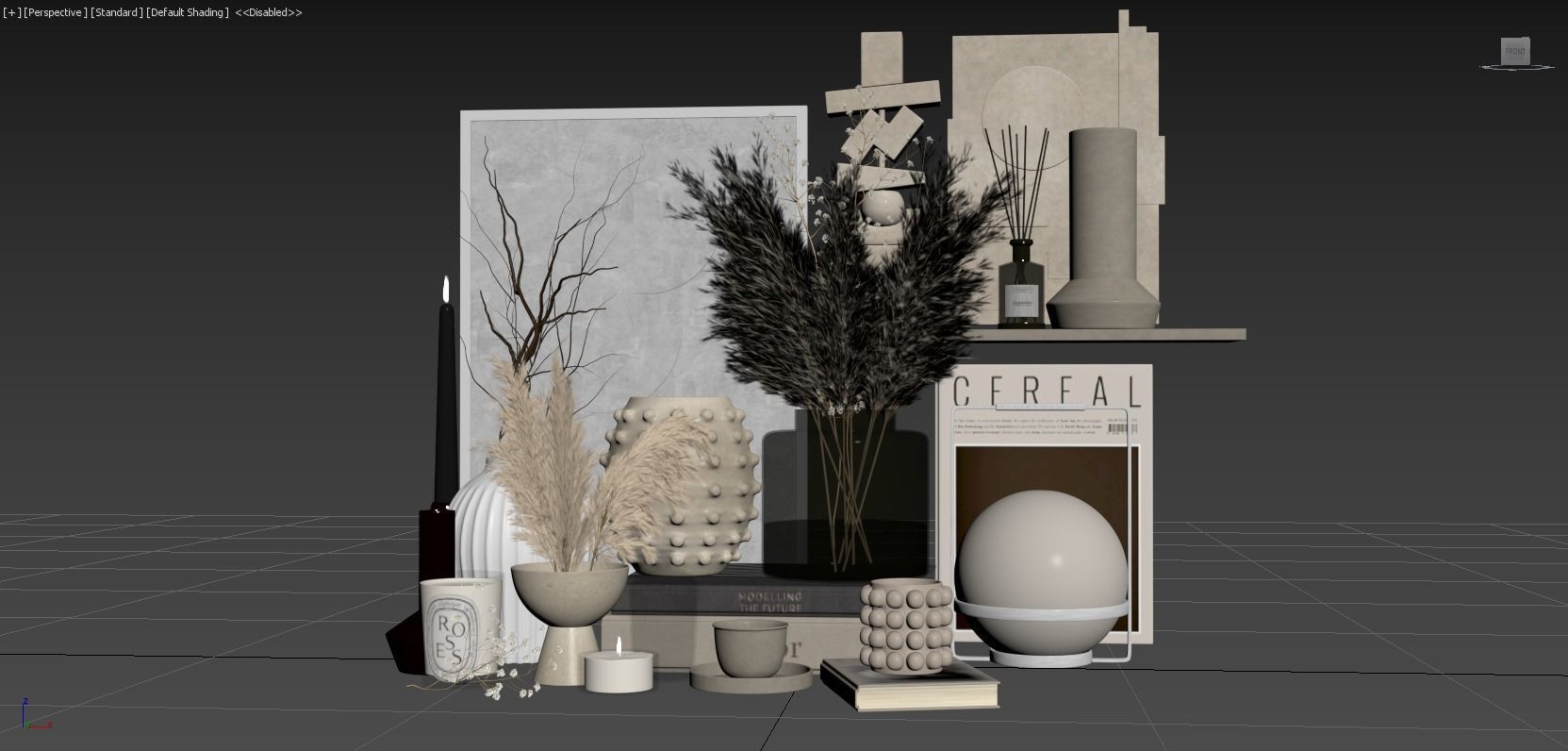 Decorative Set 099 3D model_8